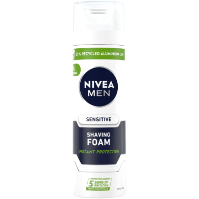 Nivea Men Sensitive Shaving Foam 200ml image
