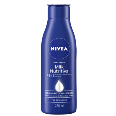 Nivea Milk Nutritiva Crema Coporal 220 ml image