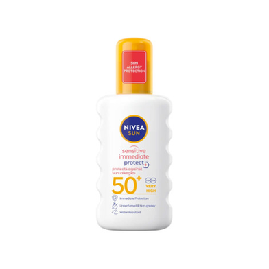 Nivea Sensitive Immediate Protect Sun SPF50 plus 200ml image