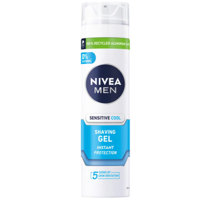 Nivea Shaving Gel Sensitive Cooling- 200ml image