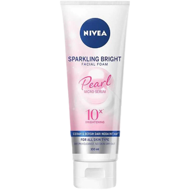 Nivea Sparkling Bright Pearl Facial Foam 100 ml image