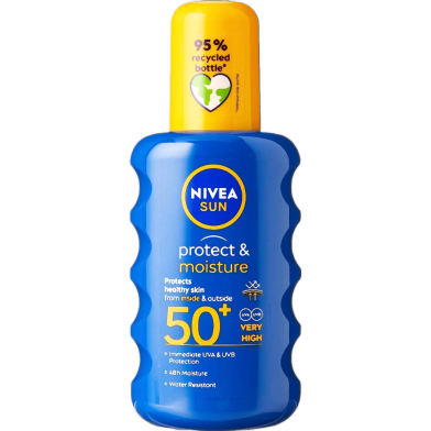 Nivea Sun Protect And Moisture Sun Spray Spf50 Plus 200ml image