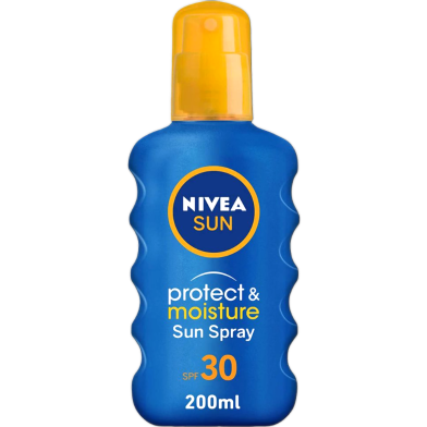 Nivea Sun Protect Moisture Pump Spray SPF30 200ml image