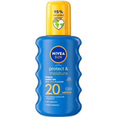 Nivea Sun Protect Moisture Pump Spray SPF20 200ml image