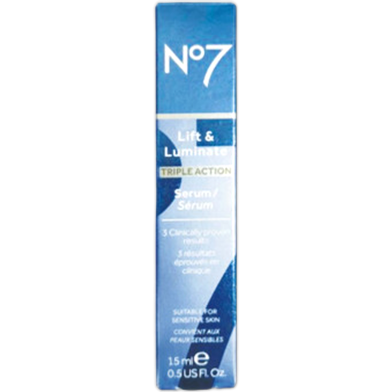 No7 Lift and Luminate Triple Action Serum 15ml image