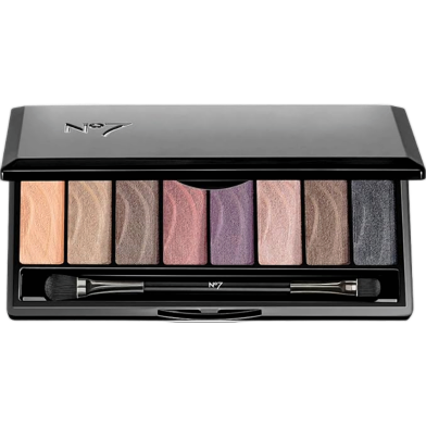 No7 Stay Perfect Eyeshadow Palette - Smoky image