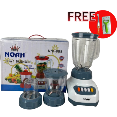 Noah 3 in 1 Blender 1.5 Ltr Jar With Gift FREE image