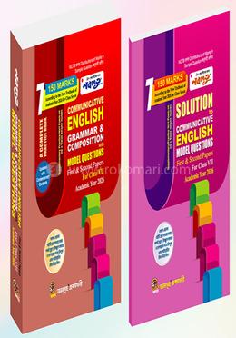 Nobodoot Communicative English Grammar And Composition With Model Questions with Solution 1st and 2nd Papers -Class 7 image