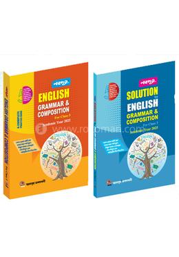 Nobodoot English Grammar And Composition with Solution - Class 5 image