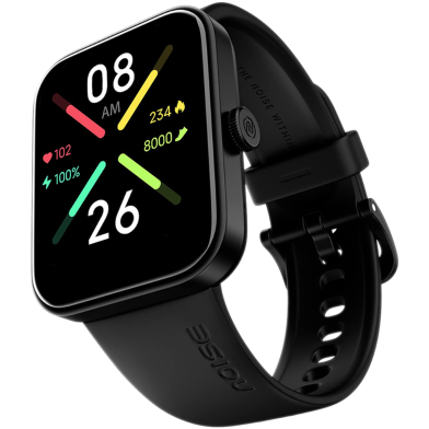 Noise ColorFit Pulse Go Buzz Calling Smartwatch -Jet Black image