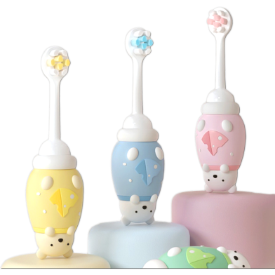 Non Dash Slip Toothbrush Soft Tooth Protection Baby Toothbrush For Baby Soft Hair 1 Dash 3 Years Old Dash 1Pcs image