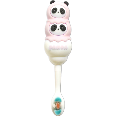 Cute Panda Handle Children's Soft Bristles Toothbrush image