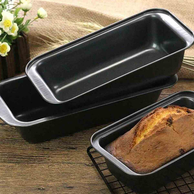 Non Stick Cake Pan Bread Mold Black Non-Brand