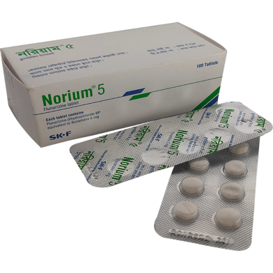 Norium 5 mg 10's Strip Tablet image