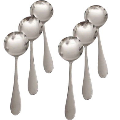 Nova Stainless Steel Sup 15 Cm Spoon 6 Pcs image