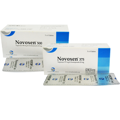 Novoxen 375 mg Plus 20 - 4's Strip Tablet image