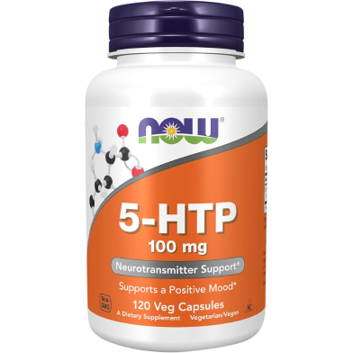 Now 5 Htp 100mg 120 Veg Capsules image