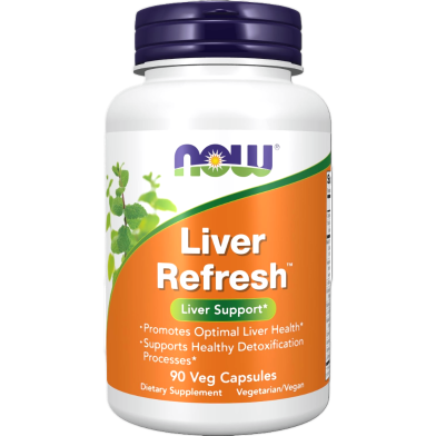 Now Liver Refresh 90 Veg Capsules image