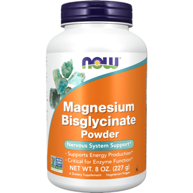 Now Magnesium Bisglycinate Powder 227gm image