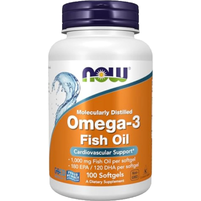 Now Omega 3 Fish Oil 100 Softgels -452890678 image