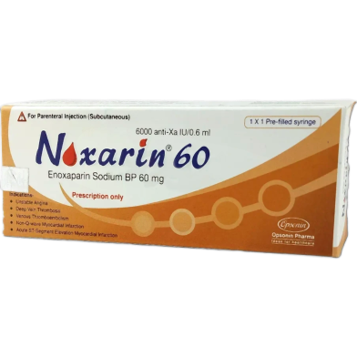 Noxarin 6000 Anti-Xa IU/0.6 ml SC Injection 0.6 ml pre-filled syringe image