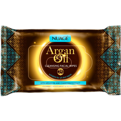 Nuage Argan Oil Cleansing Facial Wipes 25 Wipes image