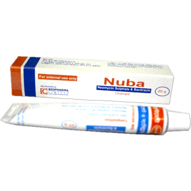 Nuba (5 Mg, 10 Mg)/Gm Ointment-20 gm Tube image