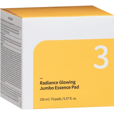 Numbuzin No. 3 Radiance Glowing Jumbo Essence 70Pcs Pad -150ml image