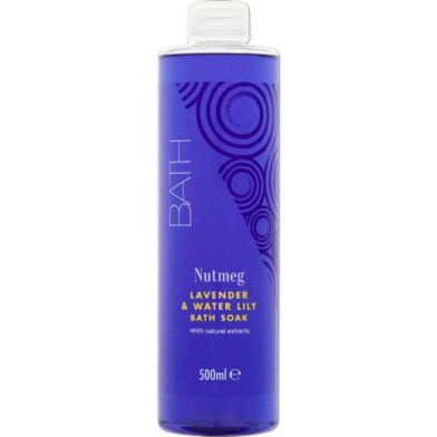 Nutmeg Lavender Water Lily Bath Soak 500ml image