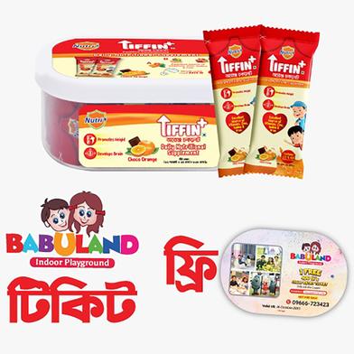 Nutri Plus Tiffin Plus Orange Chocolate Value Pack - 168 gm image