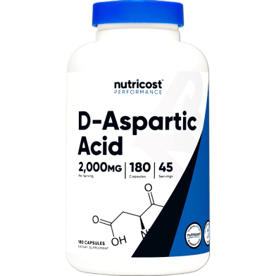 Nutricost D Aspartic Acid 2000mg 180 Capsules image