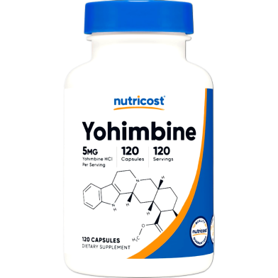 Nutricost Yohimbine 5mg 120 Capsules - 810014679570 image
