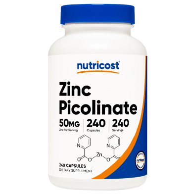 Nutricost Zinc Picolinate 50 Mg - 240 Capsules -505534938 image