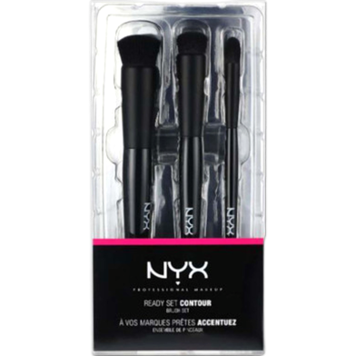 Nyx Ready Set Contour Brush Set 3Pcs image