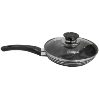 OCEAN Fry Pan Non Stick 20cm W/G Lid Stone Coating image