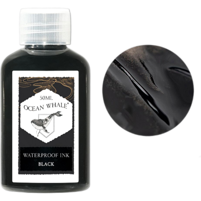 OCEAN WHALE 50ml Waterproof Fountain Pen Ink image