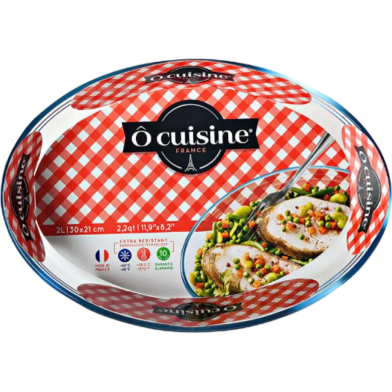 OCUISINE 345BC00 Roaster Oval 2.0 Ltr. (30x21x6) Cm -1 Pcs image