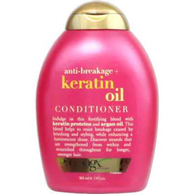 OGX Anti Breakage Keratin Oil Conditioner 385ml (USA) image