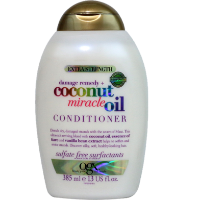OGX Damage Remedy Plus Coconut Miracle Oil Conditioner 385ml image