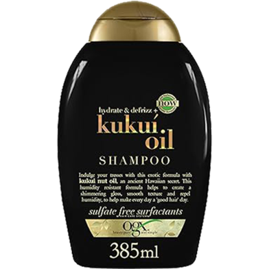 OGX Hydrate Plus Defrizz Kukui Oil Shampoo 385 ml | USA image