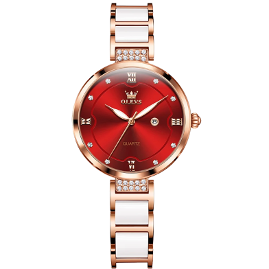 OLEVS 5589 Luxury Quartz Waterproof Ladies Girls Fashion Watch image