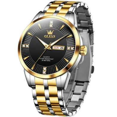 OLEVS 9917 Fashion Chinese Gents Quartz Watch Latest Steel Strap image
