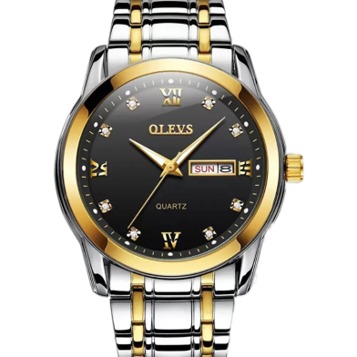 OLEVS Mens Business Waterproof Watches with Auto Date image