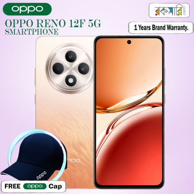 OPPO Reno12 F 5G Smartphone (12/256GB) With Free Oppo Cap image