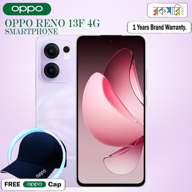 OPPO Reno13 F 4G Smartphone (8/256GB) With Free Oppo Cap image
