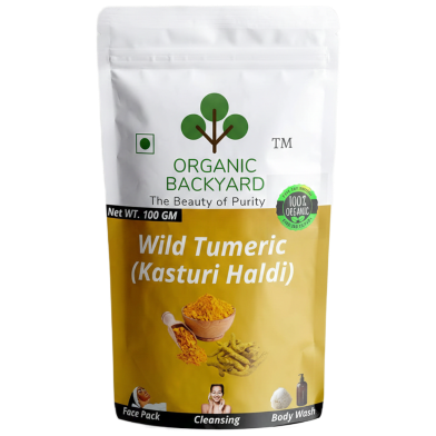 ORGANIC BACKYARD 100 Percent Natural Wild Turmeric Powder Combo 100 gm image