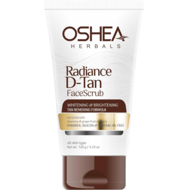 OSHEA Radiance D-Tan Face Scrub 120gm INDIAN image