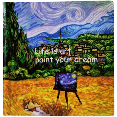 OX Pocket Journal Pad 12cm Elastic For Acrylic/Oil/Watercolor Any Color image