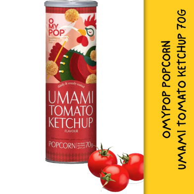 O MY POP Umami Tomato Ketchup Flavour Popcorn 70 gm image