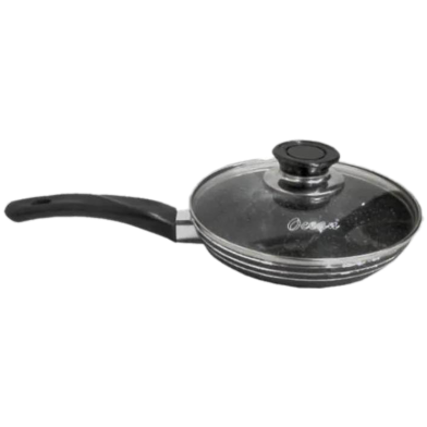 Ocean Fry Pan Non Stick Stone Coating with glass Lid image